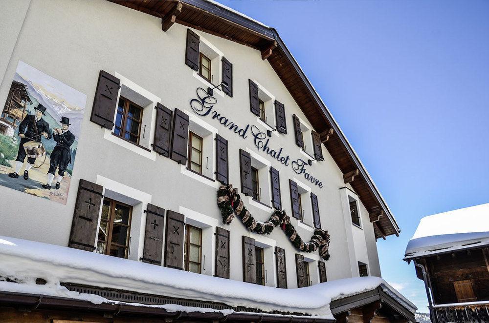 Hotel Le Grand Chalet Favre Saint-Luc Exterior photo