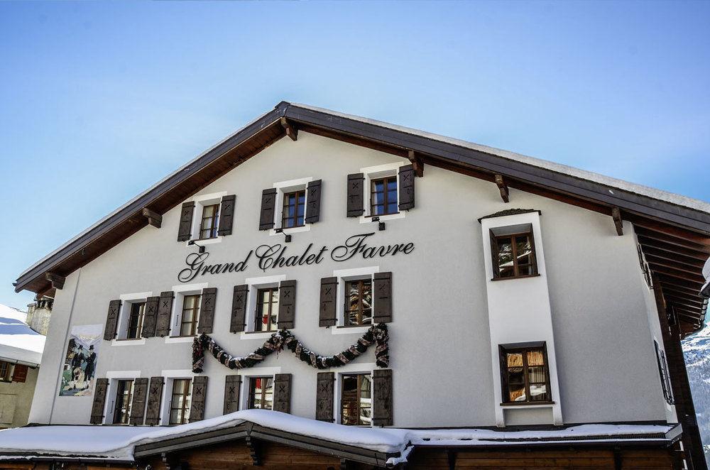 Hotel Le Grand Chalet Favre Saint-Luc Exterior photo